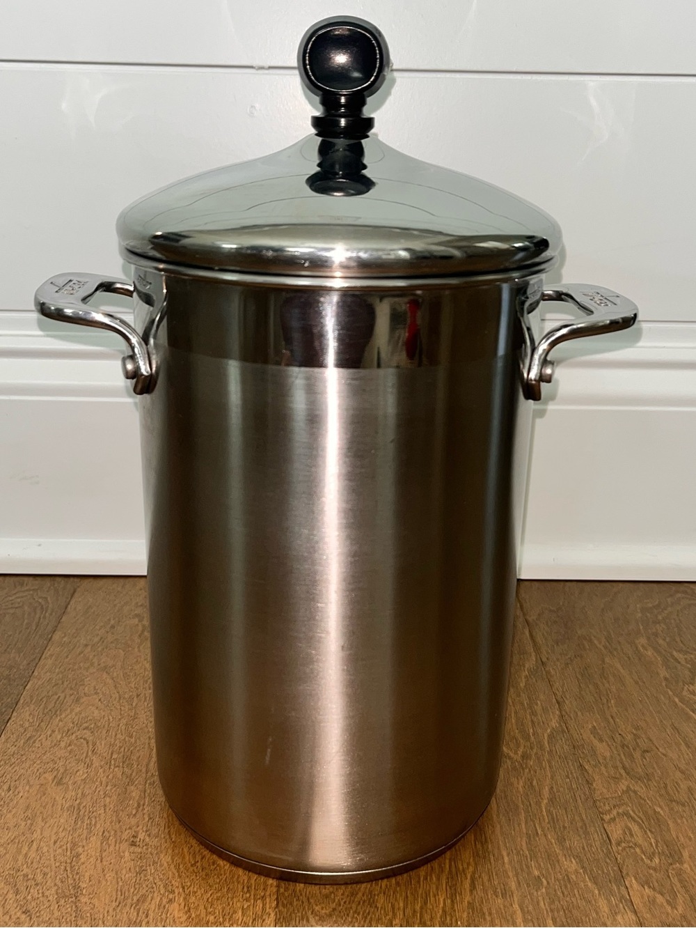 All-Clad Stainless Steel Asparagus Steamer 8.5”x6” Tall Pot w/ Basket & Lid